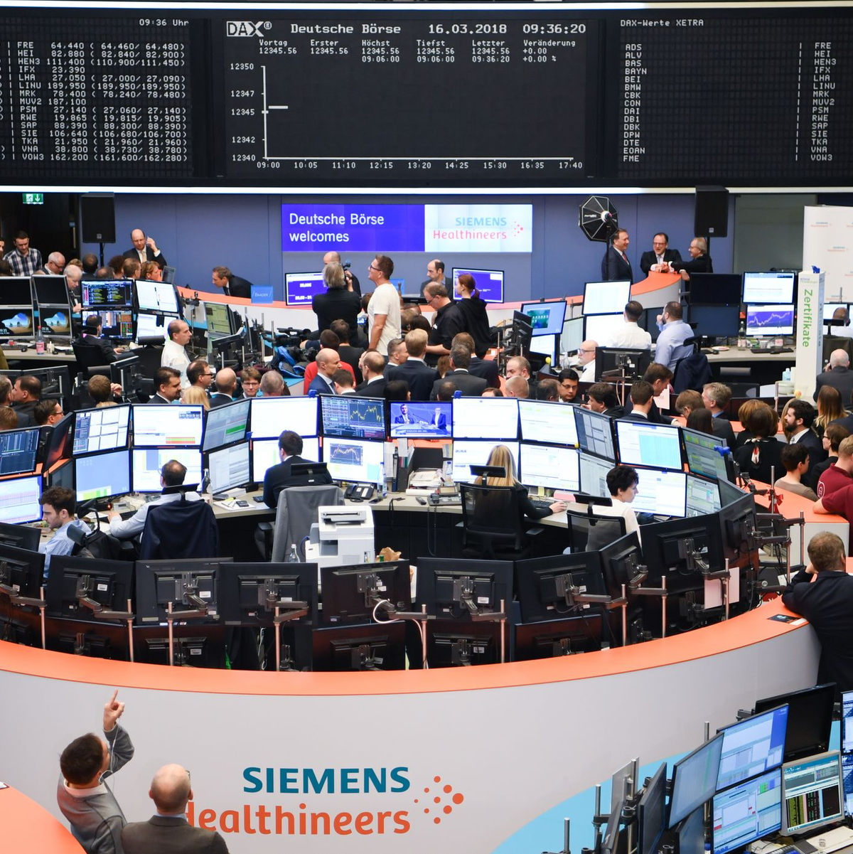 2018 kam Healthineers an die Börse. (Archivbild) - Foto: Arne Dedert/dpa