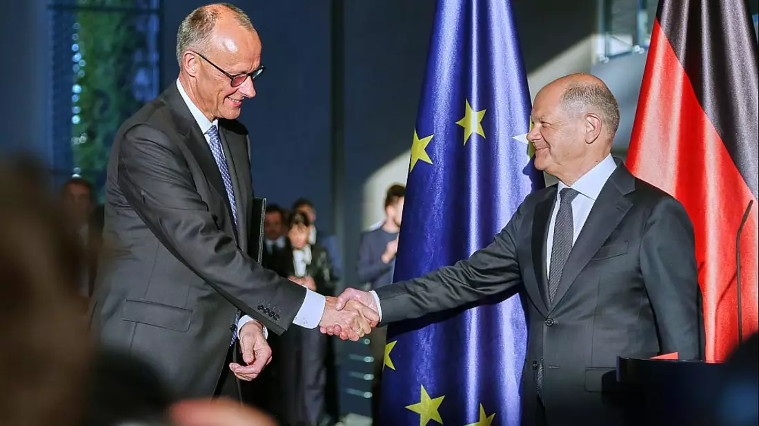 Friedrich Merz und Olaf Scholz (Archiv) - Bild: über dts Nachrichtenagentur