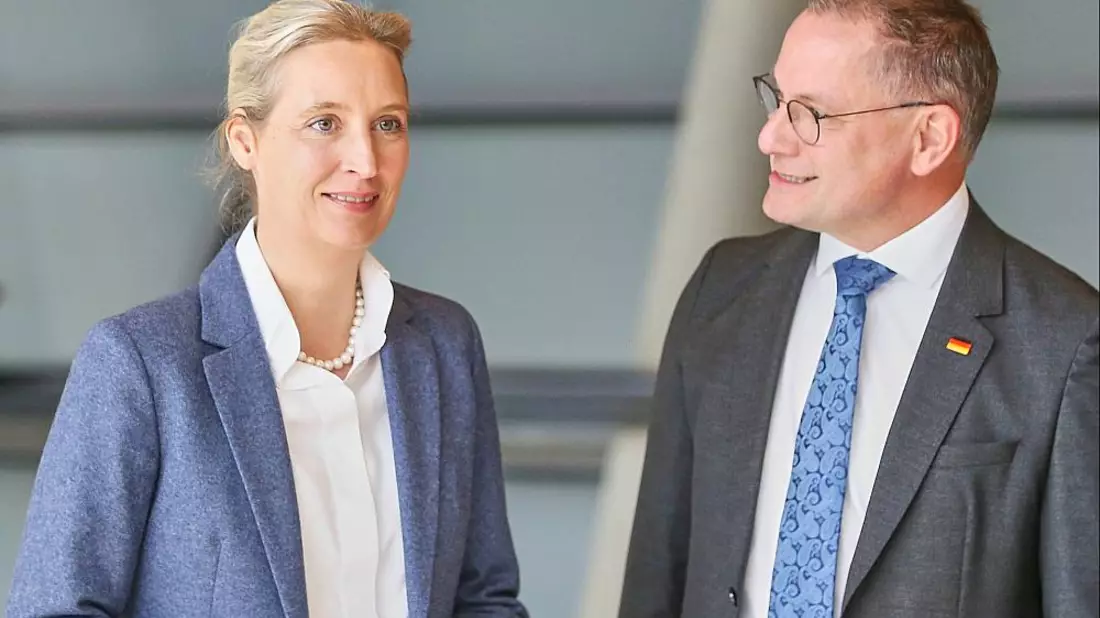 Alice Weidel und Tino Chrupalla (Archiv) - Bild: über dts Nachrichtenagentur