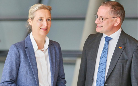 Alice Weidel und Tino Chrupalla (Archiv) - Foto: über dts Nachrichtenagentur