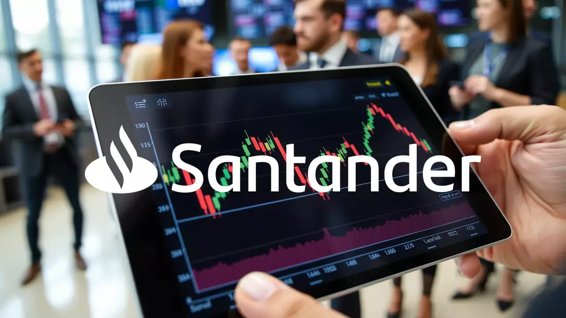 Santander impulsa su transformación digital con dos movimientos estratégicos Illustration mit AI erstellt übermittelt durch boerse-global.de