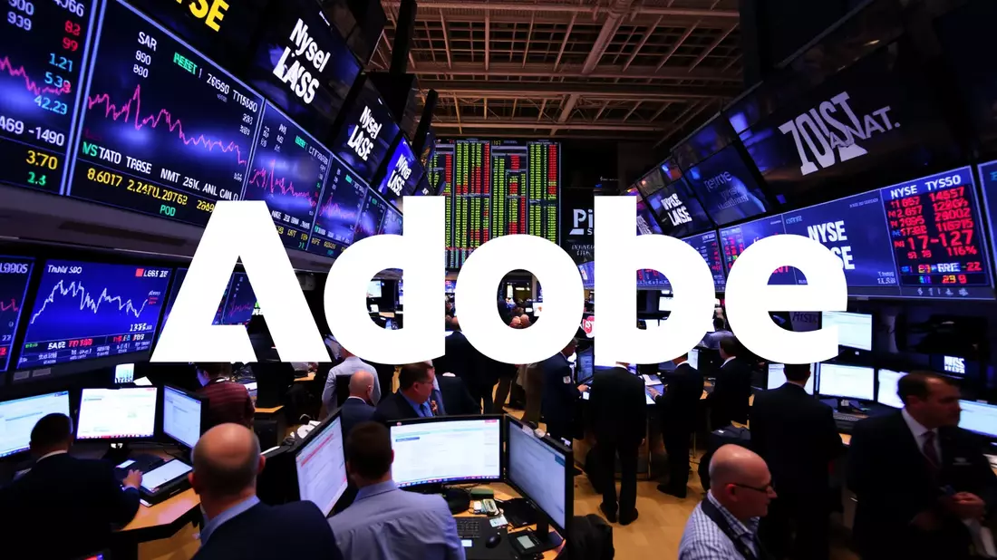Adobe: ¿Paradoja bursátil? Resultados réord en medio de un desplome accionario Illustration mit AI erstellt übermittelt durch boerse-global.de
