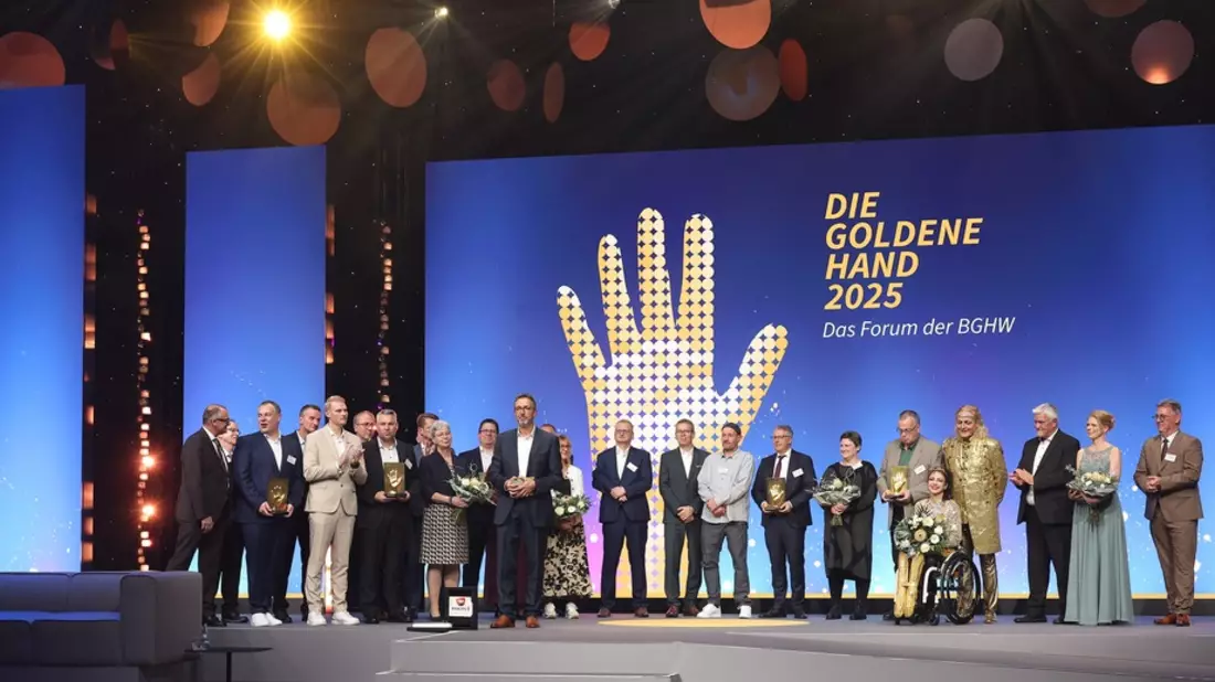 Die Goldene Hand 2025: BGHW zeichnet Engagement in Prävention und Teilhabe aus - Bild: presseportal.de