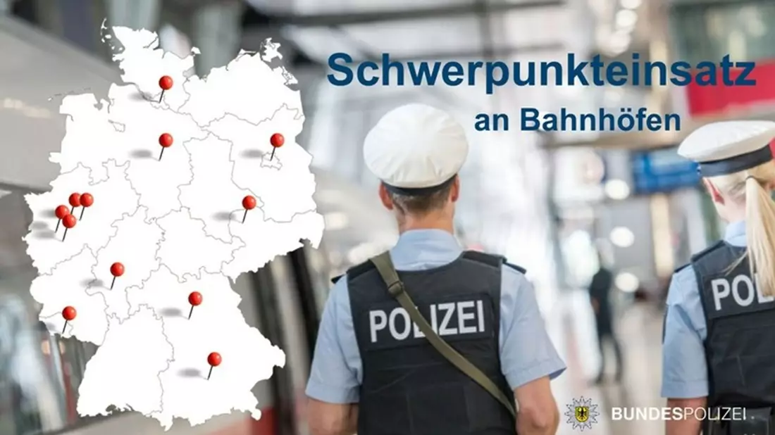 Bundespolizeidirektion München: Schwerpunkteinsatz der Bundespolizei am Münchner Hauptbahnhof am Wochenende - Bild: presseportal.de