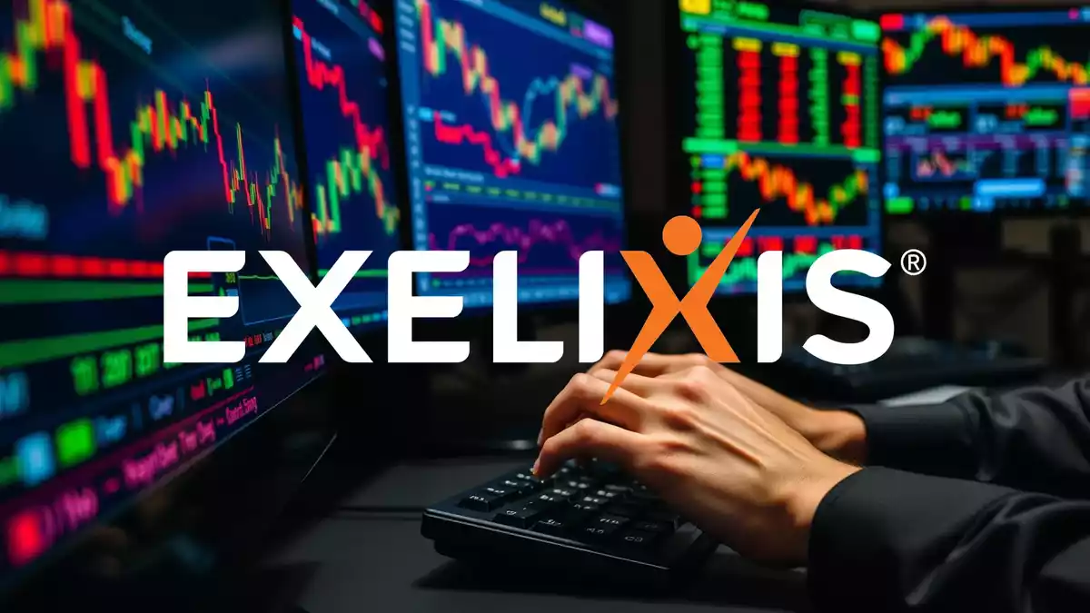 Exelixis Stock Surges on Robust Earnings and Promising Cancer Drug Pipeline Illustration mit AI erstellt.