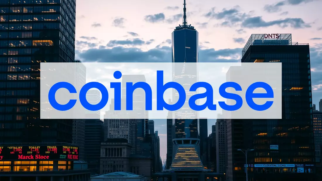 Coinbase: Encrucijada bursátil entre expansión y ventas internas Illustration mit AI erstellt übermittelt durch boerse-global.de