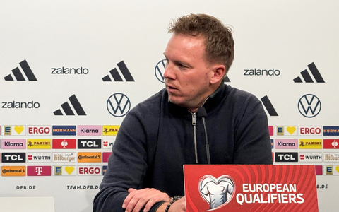 Julian Nagelsmann spricht bei der Pressekonferenz in Luxemburg. - Foto: Arne Richter/dpa