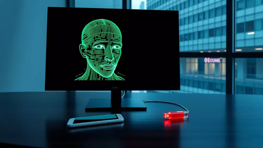 KI-Phishing: Cyberkriminelle perfektionieren ihre Betrugsmaschen Illustration mit AI erstellt übermittelt durch boerse-global.de