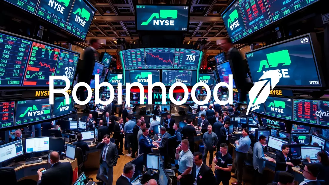 Robinhood Shares Surge to Unprecedented Heights Illustration mit AI erstellt übermittelt durch boerse-global.de