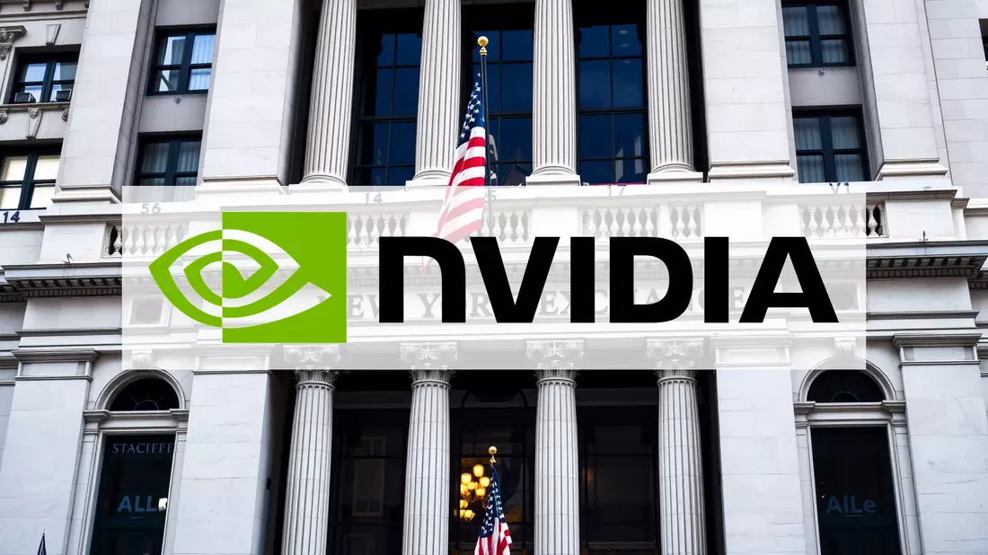 Nvidia Shares Face Critical Earnings Test Illustration mit AI erstellt übermittelt durch boerse-global.de