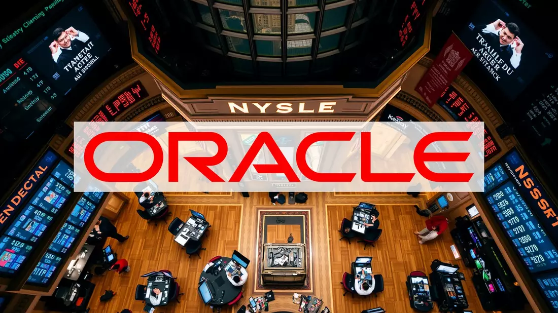 Oracle Shares Plunge as Analyst Questions AI Strategy Validity Illustration mit AI erstellt übermittelt durch boerse-global.de