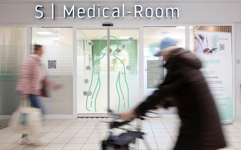 Der «S Medical Room» ist an ein Versorgungszentrum angeschlossen. - Foto: Marijan Murat/dpa
