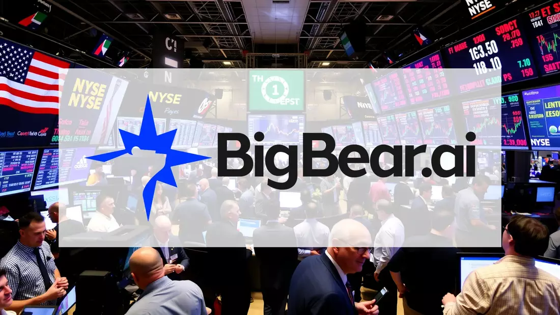 BigBear.ai Shares Experience Volatile Trading Week Illustration mit AI erstellt übermittelt durch boerse-global.de