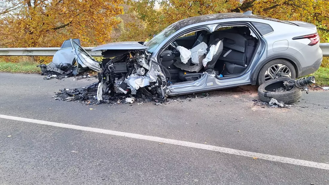 FW-ROW: Verkehrsunfall auf der Kreisstraße K205 zwischen Sottrum und Fährhof - Bild: presseportal.de