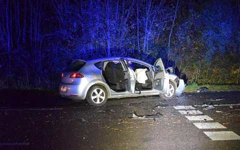 POL-NI: Schwerer Verkehrsunfall mit zwei beteiligten Pkw und sieben Personen - Foto: presseportal.de