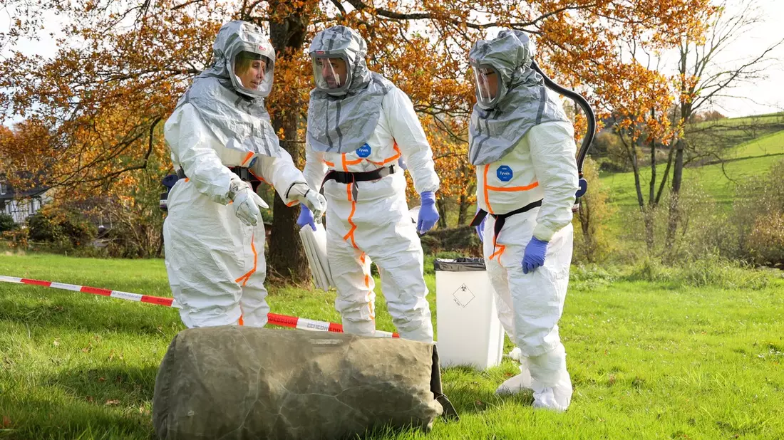 FW-E: Veterinäramt der Stadt Essen und Feuerwehr Essen proben den Ernstfall - Bild: presseportal.de