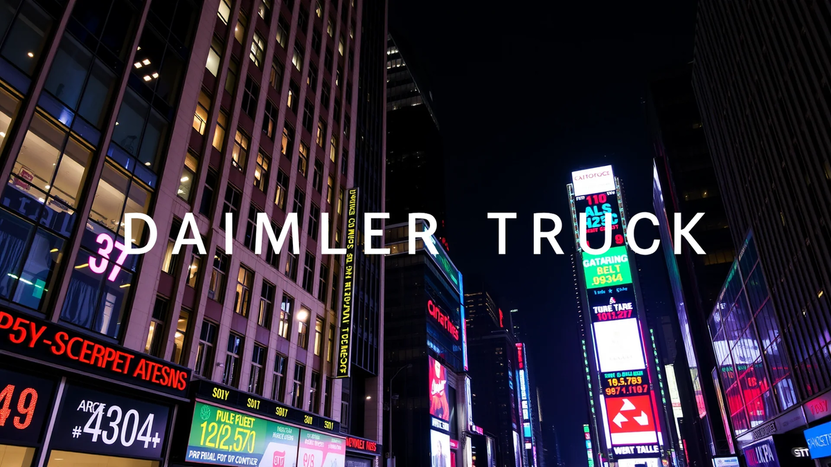 Daimler Truck Aktie: Schieflage naht? - Foto: über boerse-global.de