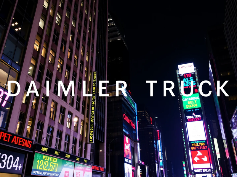 Daimler Truck Aktie: Schieflage naht? - Foto: über boerse-global.de