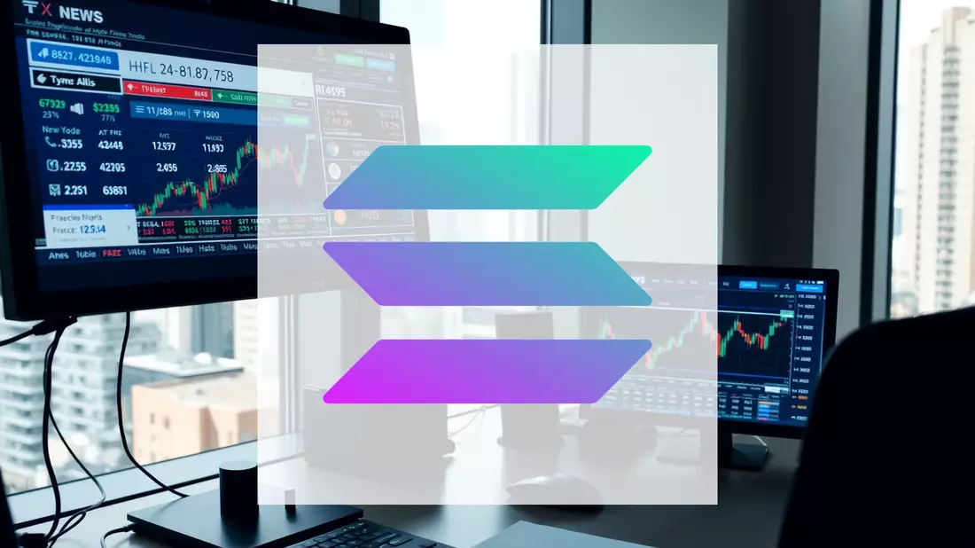 Solana Faces Critical Test at $140 Support Level Illustration mit AI erstellt übermittelt durch boerse-global.de