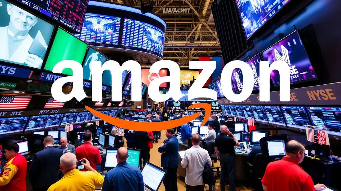 Amazon Shares Defy Major Deals with Persistent Downtrend Illustration mit AI erstellt übermittelt durch boerse-global.de