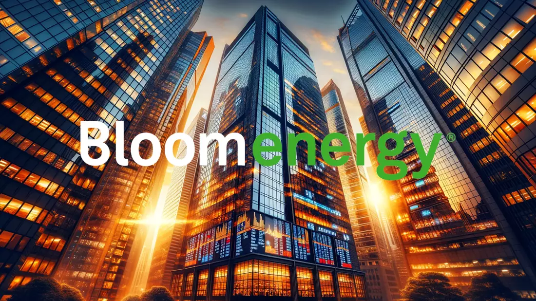 Bloom Energy Shares Stage Impressive Rebound Fueled by AI Infrastructure Growth Illustration mit AI erstellt übermittelt durch boerse-global.de