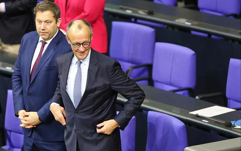 Lars Klingbeil und Friedrich Merz am 14.11.2025 - Foto: über dts Nachrichtenagentur