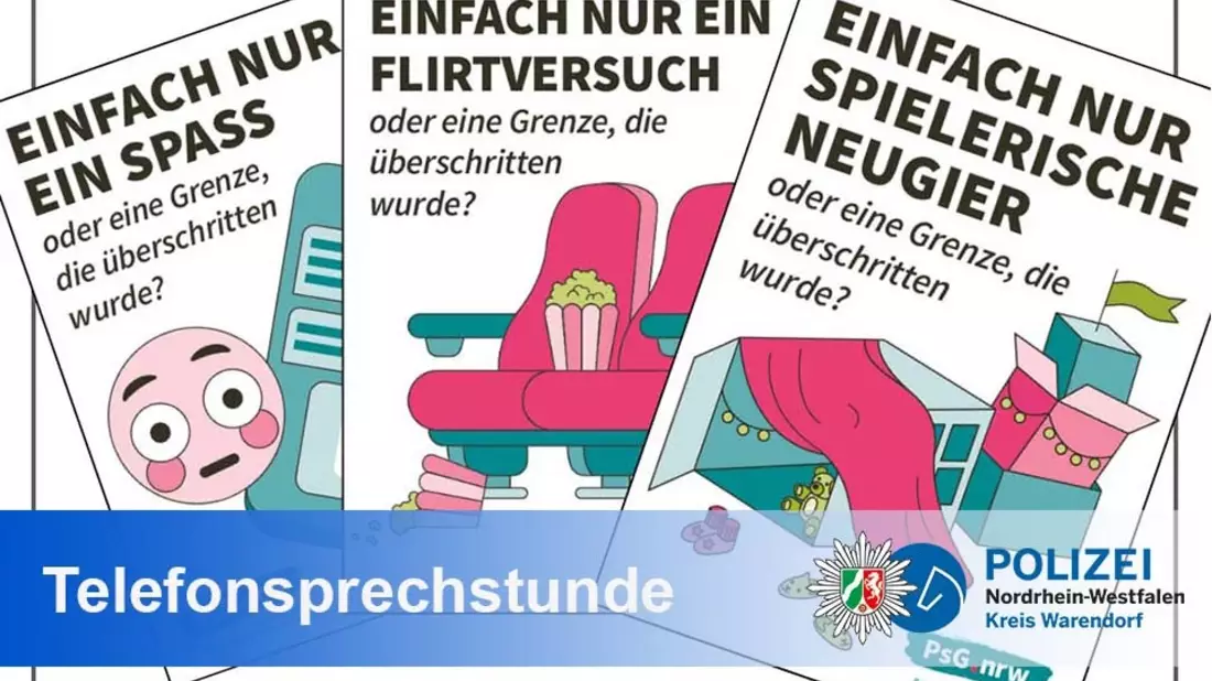 POL-WAF: Kreis Warendorf. Präventions-Hotline geschaltet - Antworten rund um das Thema sexualisierte Gewalt durch Kinder und Jugendliche - Bild: presseportal.de