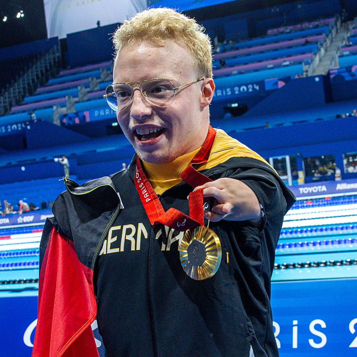 Josia Topf darf wieder jubeln. - Foto: Jens Büttner/dpa