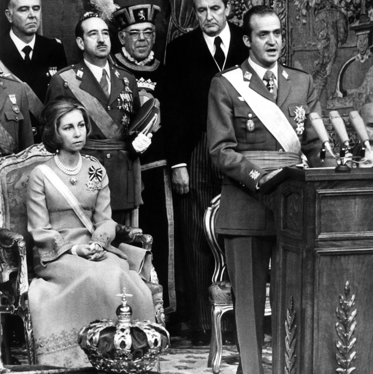 Juan Carlos bestieg den Thron nur zwei Tage nach dem Tod seines Ziehvaters, Diktator Francisco Franco. (Archivfoto) - Foto: UPI/UPI/dpa