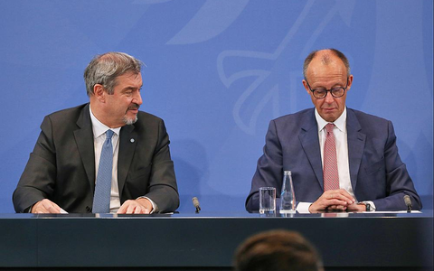 Markus Söder und Friedrich Merz (Archiv) - Foto: über dts Nachrichtenagentur