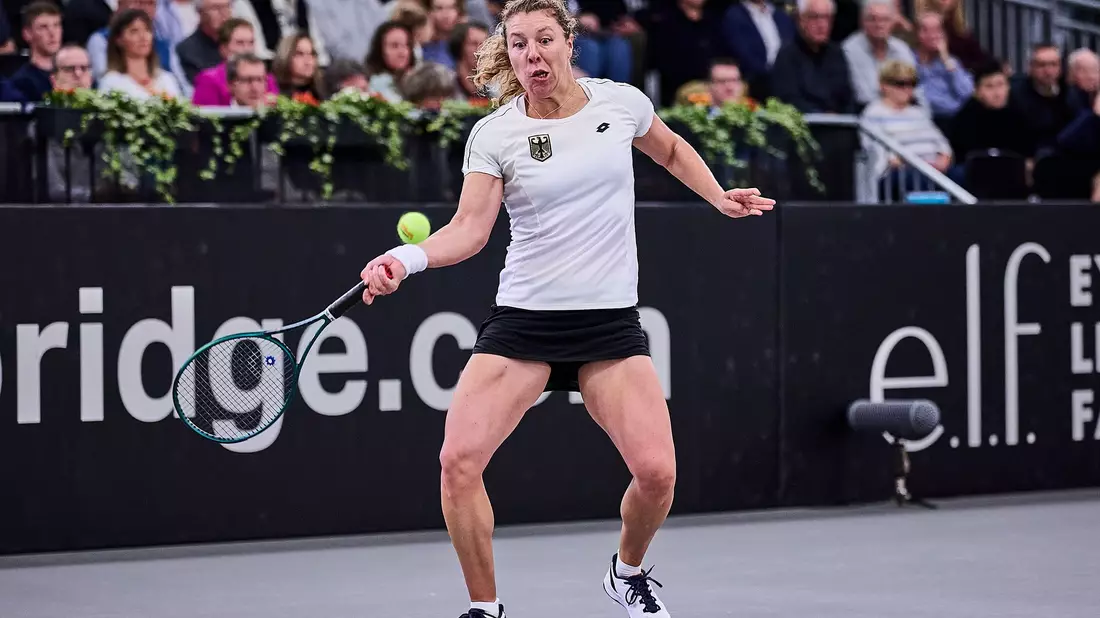 Anna-Lena Friedsam und das deutsche Tennisteam kämpften gegen Belgien. - Bild: Mathias Schulz/dpa