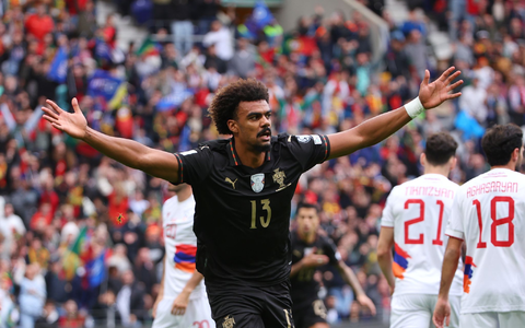 Auch Goncalo Ramos reihte sich in Portugals Torschützenliste ein.  - Foto: Luis Vieira/AP/dpa