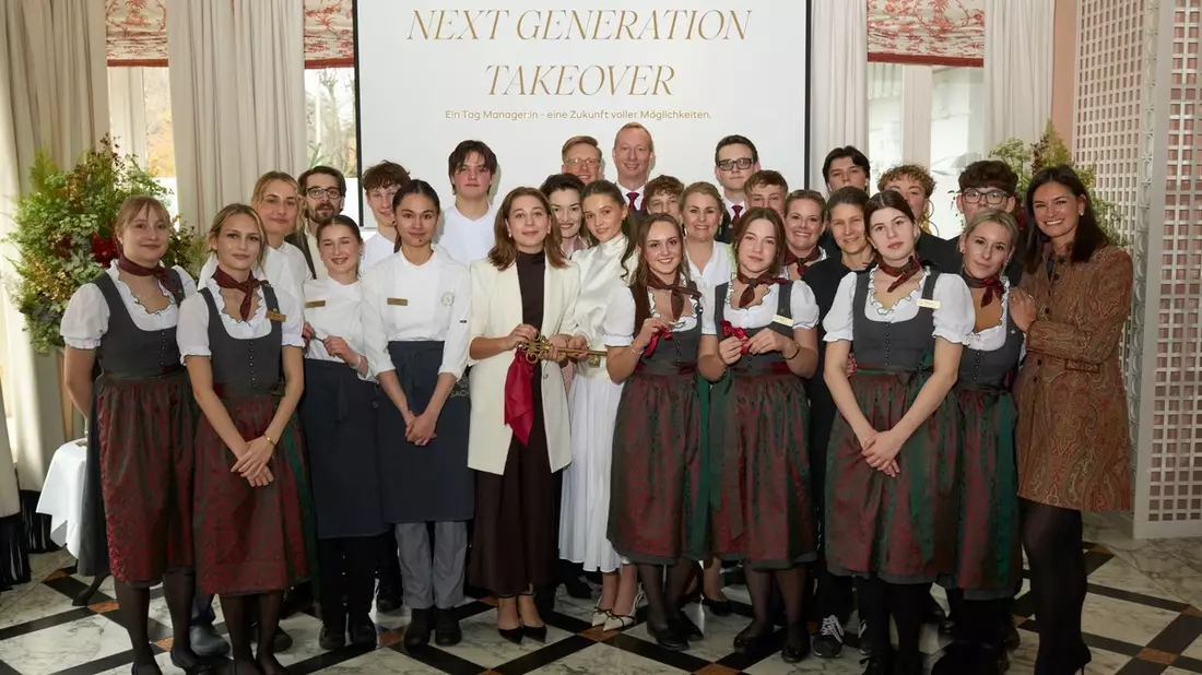 „Next Generation“: Lehrlinge übernahmen das Hotel Sacher Salzburg für 24 Stunden - Bild: presseportal.de