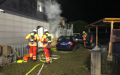 FW Minden: Zwei Verletzte nach Kellerbrand in Minden Todtenhausen - Foto: presseportal.de