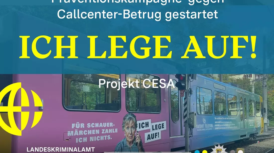 LKA-BW: Landeskriminalamt Baden-Württemberg startet Präventionskampagne gegen Callcenter-Betrug - Bild: presseportal.de