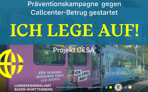 LKA-BW: Landeskriminalamt Baden-Württemberg startet Präventionskampagne gegen Callcenter-Betrug - Foto: presseportal.de