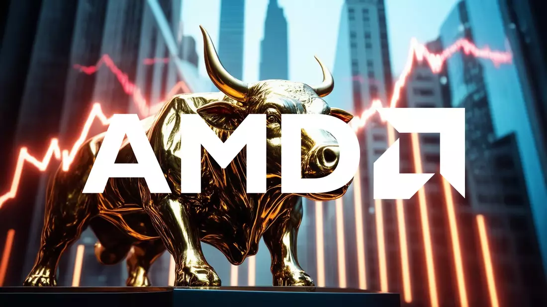 AMD: El semidiós de los semiconductores que desafía a NVIDIA en la carrera de la IA Illustration mit AI erstellt übermittelt durch boerse-global.de