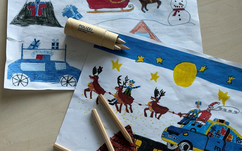 POL-DN: Ran an die Stifte - Der Weihnachtsmalwettbewerb der Polizei Düren ist gestartet - Foto: presseportal.de