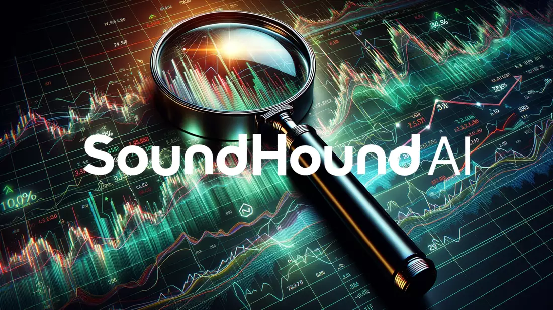 SoundHound AI Shares Defy Strong Earnings with Steep Decline Illustration mit AI erstellt übermittelt durch boerse-global.de