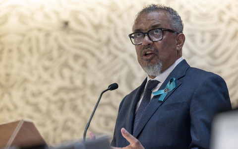 WHO-Chef Tedros kritisiert die Tabakindustrie scharf. (Archivbild) - Foto: Magali Girardin/KEYSTONE/dpa