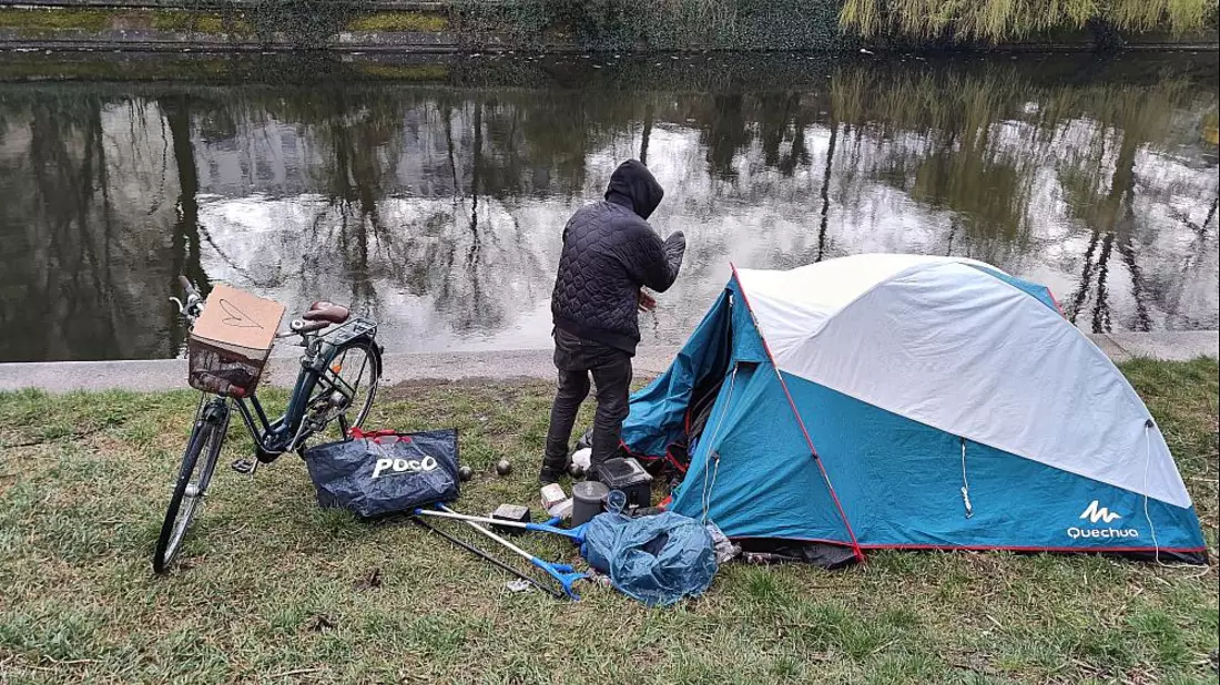 Obdachlose kampieren (Archiv) - Bild: über dts Nachrichtenagentur