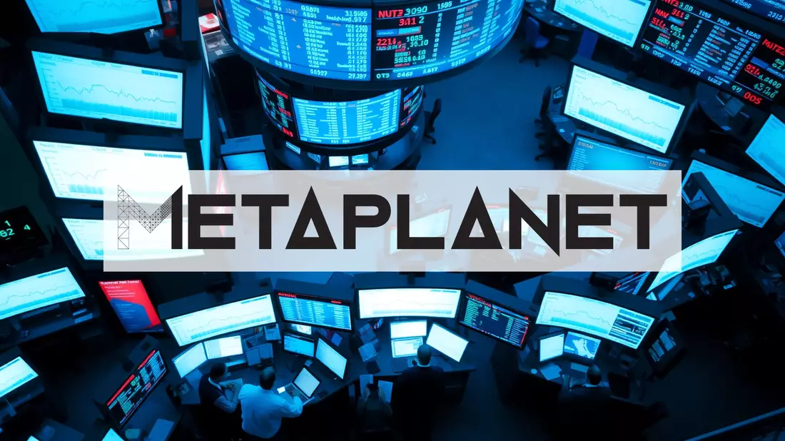Metaplanet Shares Soar Amid Regulatory Scrutiny of Bitcoin Strategy Illustration mit AI erstellt übermittelt durch boerse-global.de