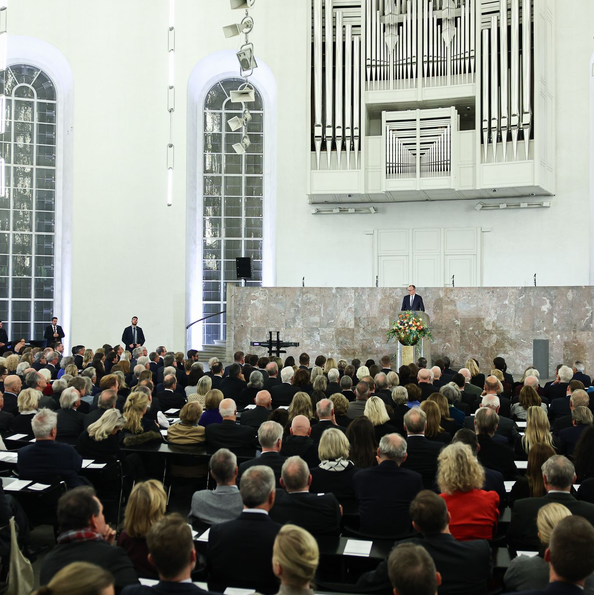 Gedenkfeier für Friedrich von Metzler in der Frankfurter Paulskirche - Foto: Hannes P. Albert/dpa