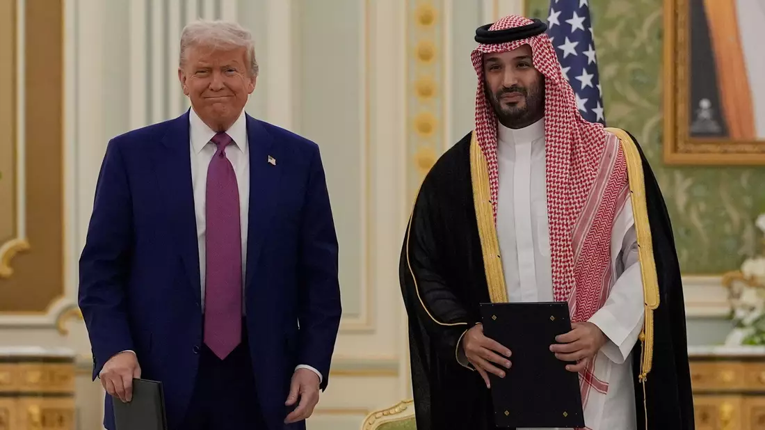 Nach dem Besuch von US-Präsident Donald Trump in Saudi-Arabien im Mai ist der saudische Kronprinz Mohammed bin Salman zu Gast in Washington. (Archivbild) - Bild: Alex Brandon/AP/dpa