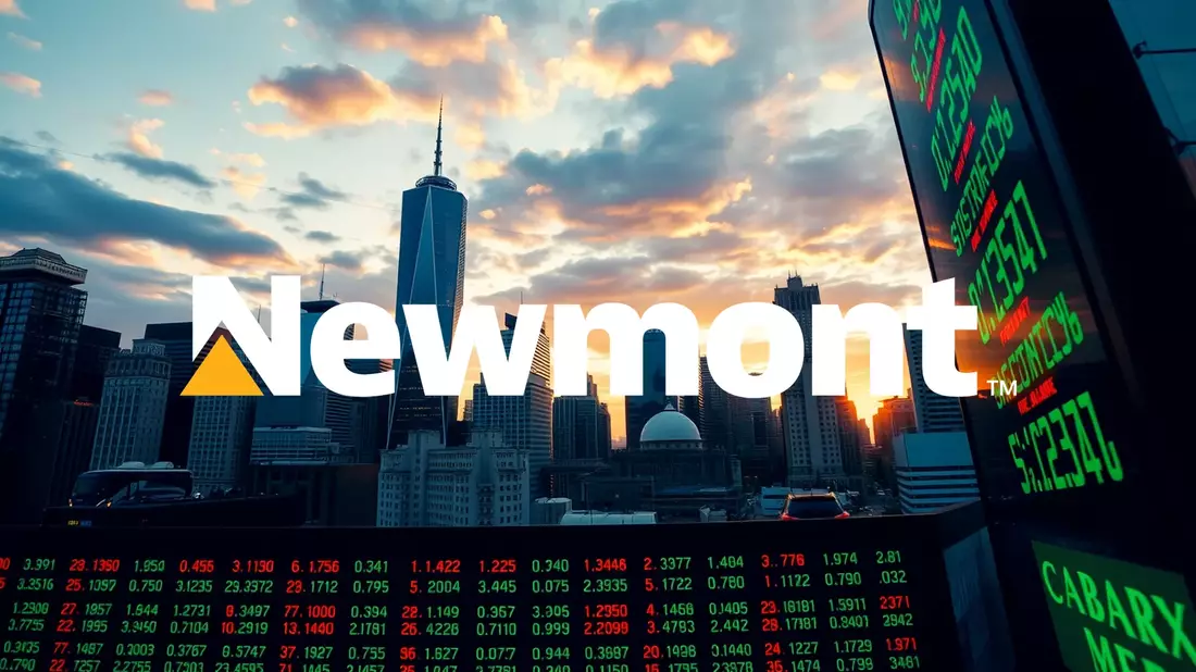 Newmont Mining Shares Face Sharp Downturn Following Spectacular Rally Illustration mit AI erstellt übermittelt durch boerse-global.de
