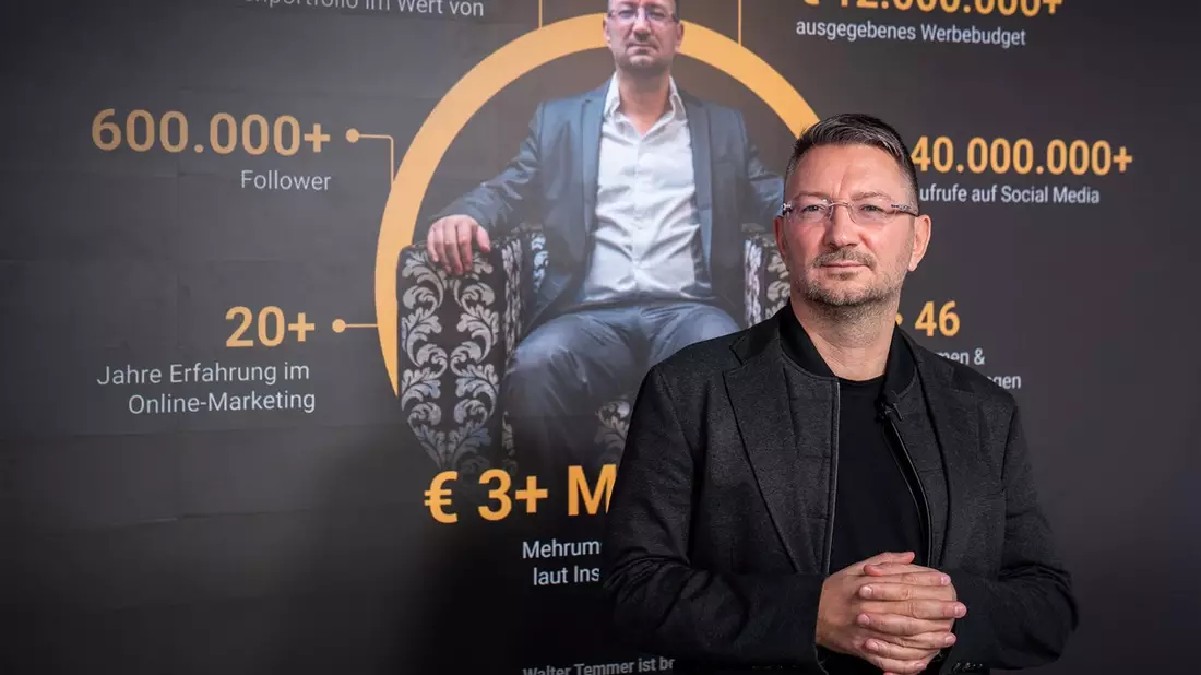 Moneymaker auf ARD: Erfahrungen mit Multimillionär Walter Temmer und seiner Methode - Bild: presseportal.de