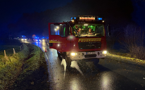 FW-SE: Schwerer Verkehrsunfall eines Löschfahrzeuges - Foto: presseportal.de