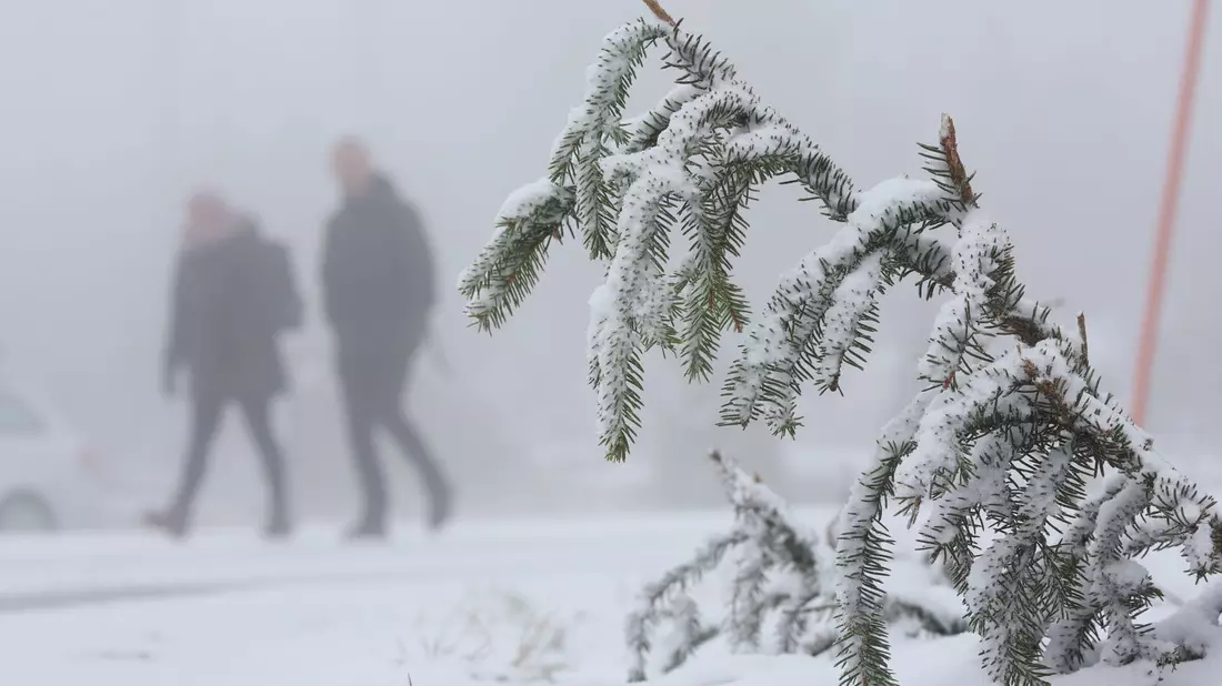 In den Mittelgebirgen wie dem Harz wird am Mittwoch Neuschnee erwartet. - Bild: Matthias Bein/dpa