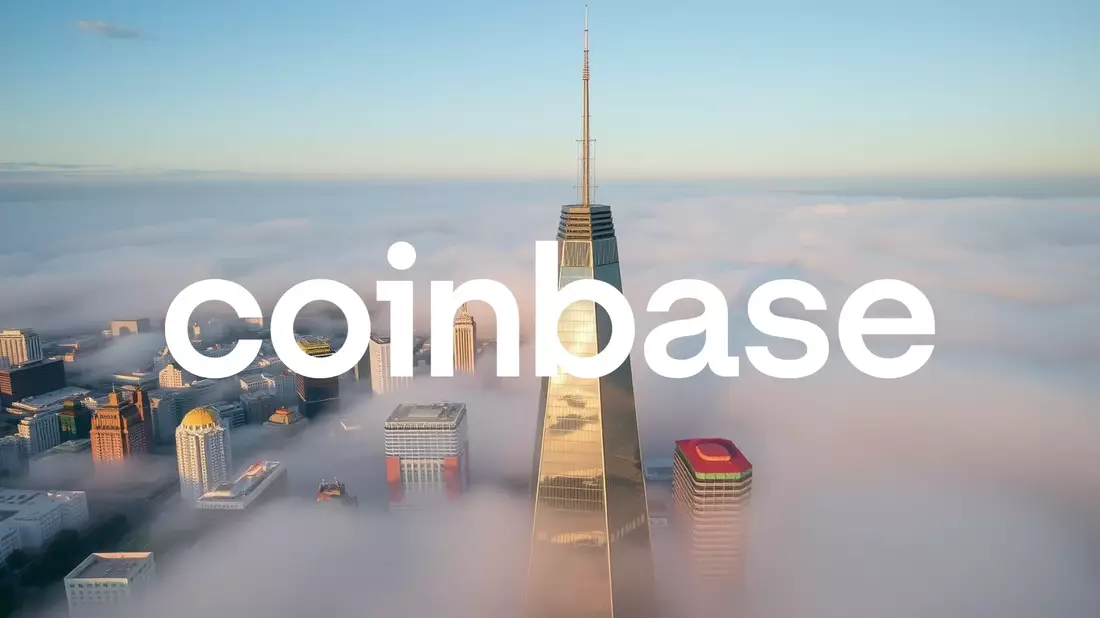 Coinbase Shares Tumble Amid Cryptocurrency Market Downturn Illustration mit AI erstellt übermittelt durch boerse-global.de