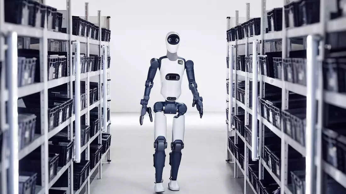 Der humanoide Roboter Agile One soll ab Anfang 2026 bei München in Serie produziert werden. (Handout) - Bild: Agile Robots/dpa